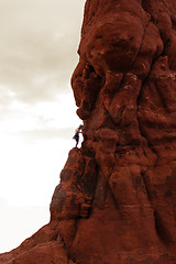 Image showing Rock climbing