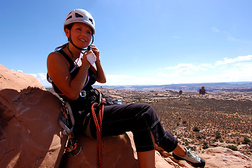 Image showing Rock climbing