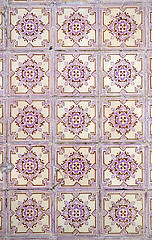 Image showing Old ceramic tiles