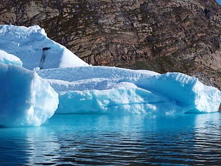 Image showing Bergy bit, Greenland.