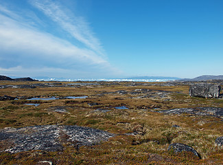 Image showing Greenland west coast in summer.