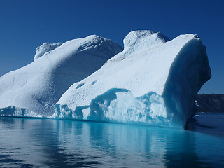 Image showing Iceberg, Greenland west coast in summer.