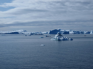 Image showing Iceberg, Greenland west coast in summer