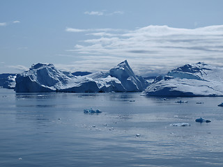 Image showing Iceberg, Greenland west coast in summer.