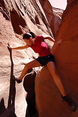 Image showing Canyoneering