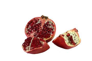 Image showing Some pomegranates