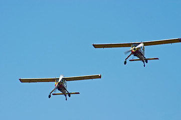 Image showing Sport aeroplanes