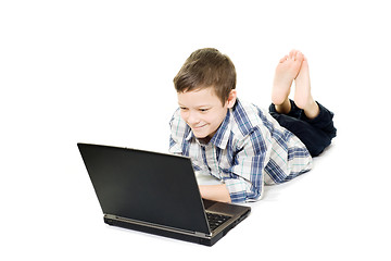 Image showing computer boy