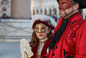 Image showing Pretty girl in Venice