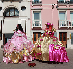 Image showing Venetian costumes