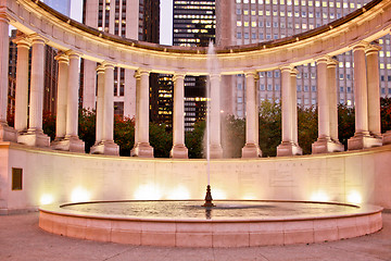 Image showing Millennium Park Fountain