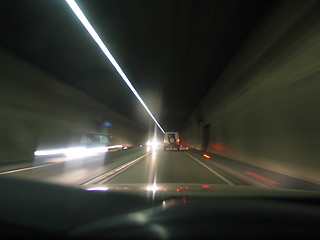 Image showing Tunnel speed