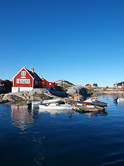Image showing Oqaatsut fisher village, Greenland
