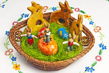 Image showing easter basket