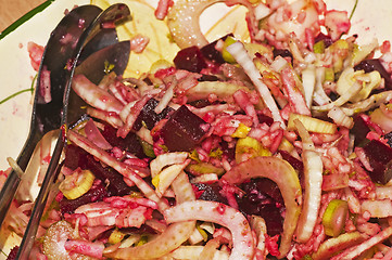 Image showing Beetroot and fennel salad