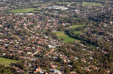 Image showing wollongong city and suburbs