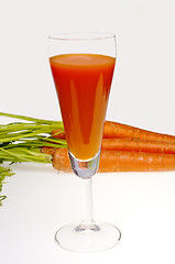 Image showing carrot juice