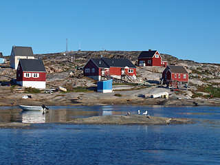 Image showing Oqaatsut fisher village, Greenland