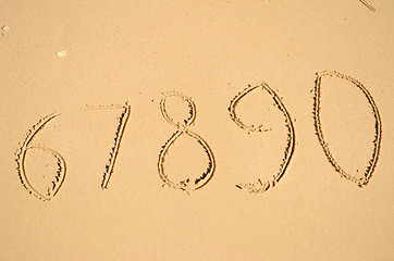 Image showing numbers