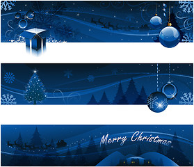 Image showing Christmas greeting card design background