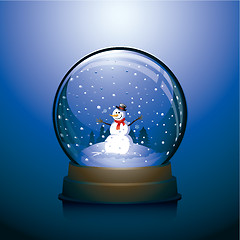 Image showing Christmas snowglobe