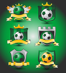 Image showing Soccer emblems