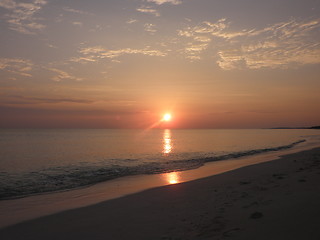 Image showing caribbean sunrise 2