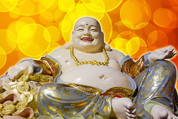 Image showing Big Belly Maitreya Happy Laughing Buddha Statue