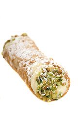 Image showing Italian Cannoli isolated on white