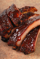 Image showing Delicious BBQ ribs