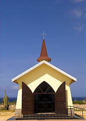 Image showing The Alta Vista Chapel in Aruba