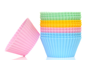 Image showing Coorful cupcake liners