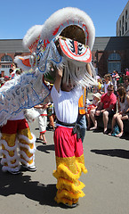 Image showing Lion dancer