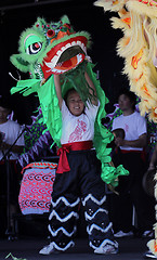 Image showing Lion dancer