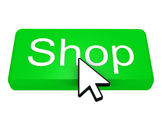 Image showing Shop button with cursor