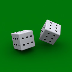 Image showing Dice with all sides sixes