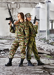 Image showing Women in war