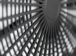 Image showing Large industrial fan close-up