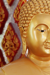 Image showing Golden image of Buddha