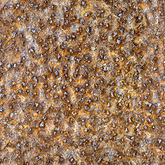 Image showing Seamless square texture - rusty metal closeup
