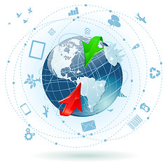 Image showing Concept - Global Business