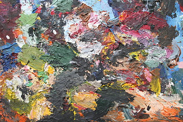 Image showing Painting abstract background