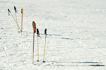 Image showing Ski poles