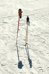 Image showing Ski poles