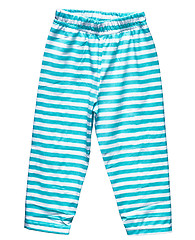 Image showing Striped blue summer pants for boys