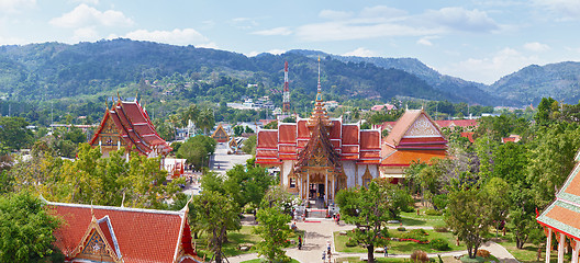 Image showing Buddhist temple Wat Chalong, Thailand, Phuket