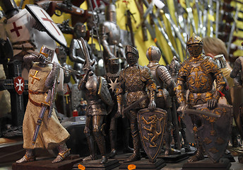 Image showing Knight miniatures