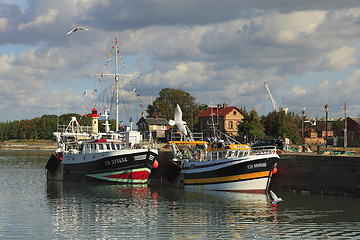 Image showing Ships in Honfleur