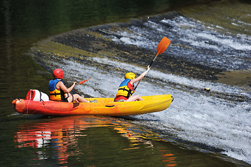 Image showing kayaking