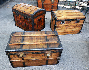 Image showing old trunks